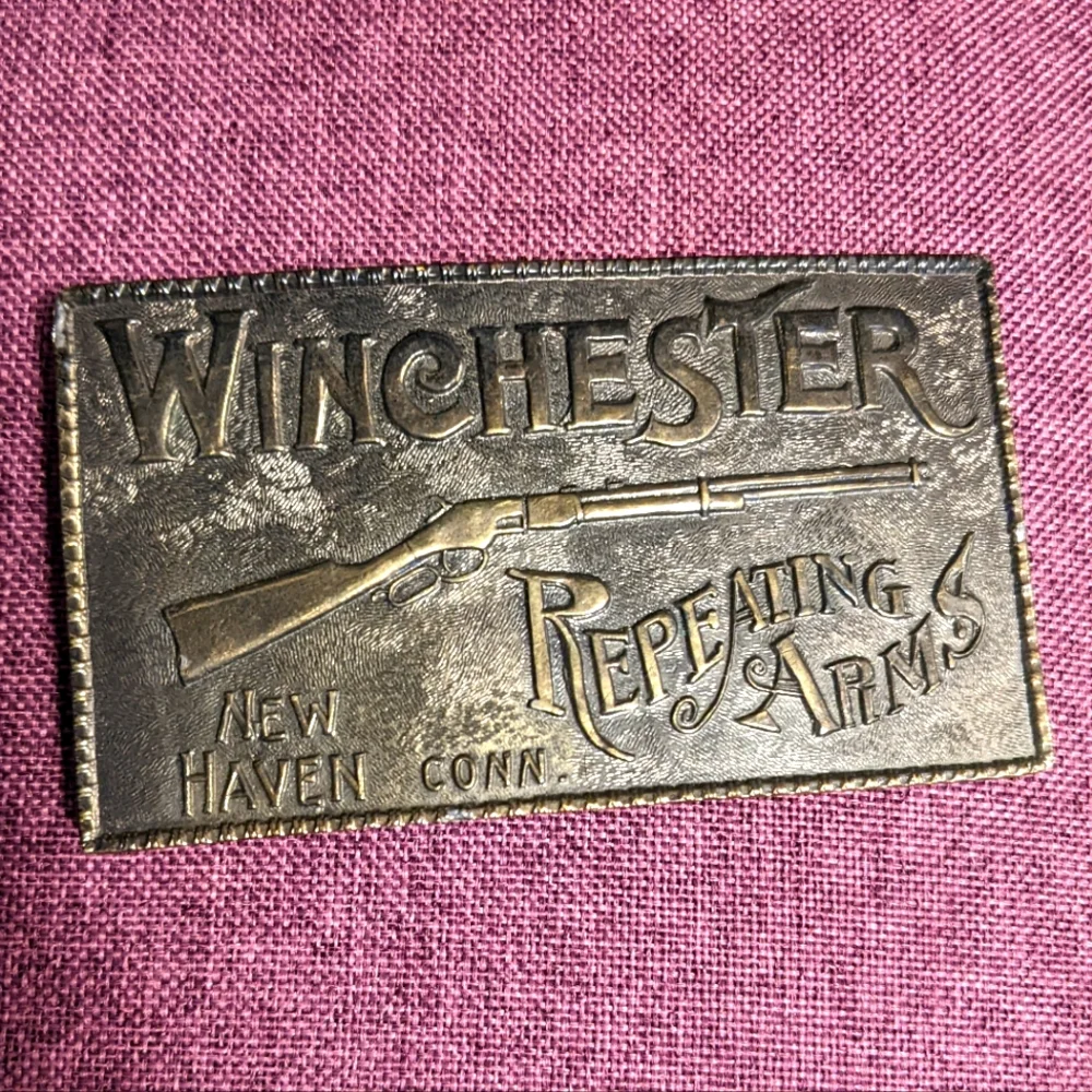 Vintage Winchester Belt Buckle - Picture 1 of 4